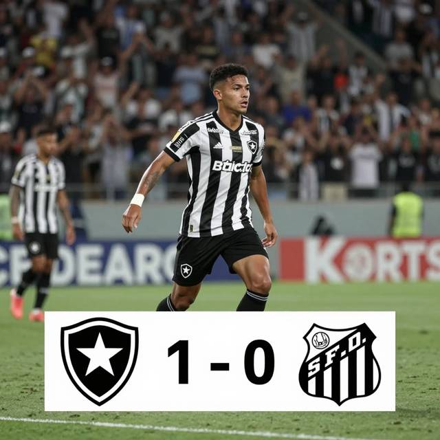 Botafogo U20 vượt qua Santos U20 với tỷ số tối thiểu 1-0 tại tứ kết Brasileiro U20 A 2026