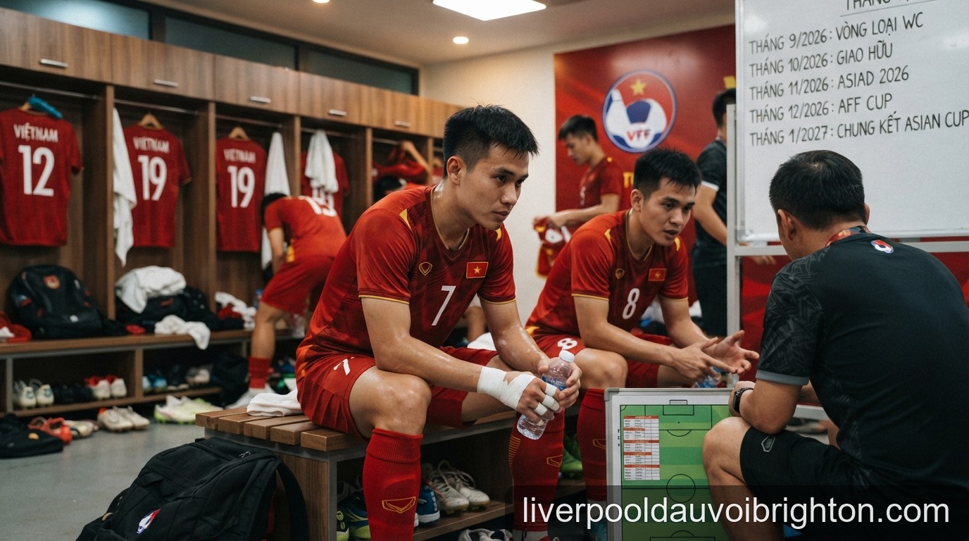 Lịch trình dày đặc của bóng đá Việt Nam cuối năm 2026: Thách thức và mục tiêu từ VFF